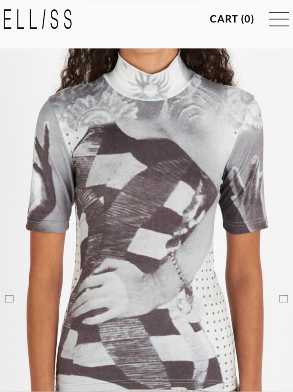 NWT ELLISS Reach to the sky jersey tee